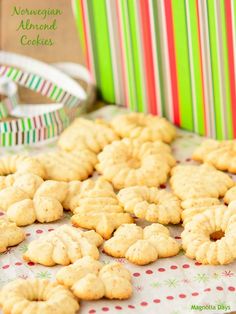 some cookies that are on a table