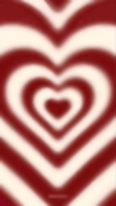 a red and white heart shaped pattern with an abstract effect in the middle greeting card for valentine's day or other special occasion