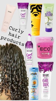 #curlyhair #curlyhairproducts Waves Curls, Curl Styles, Wavy Curly Hair, Hair Stylies, Styling Gel, Frizz Control, Curly Hair Tips, Hair Routines