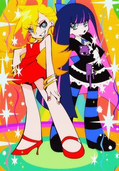 Panty And Stocking With Garterbelt, Panty And Stocking Anime, Panty Stocking, Panty And Stocking, Anime Show, Art Inspiration Drawing, Cartoon Art Styles, Art Reference Poses