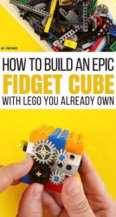 someone is building an epic fidget cube with legos and already own it in their hands