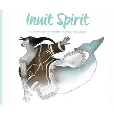 an illustration of a woman riding a whale with the words inquit spirit on it