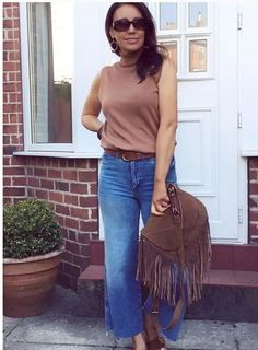 What to wear with wide-leg jeans Wide Leg Black Jeans, Wide Legged Jeans, Monochromatic Outfit