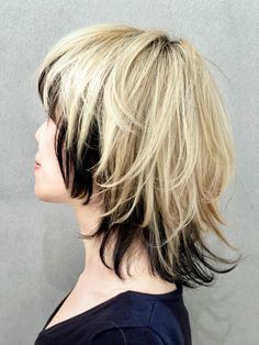 Blonde And Black Hair, Hair Dye Colors, Cut My Hair, Hair Inspo Color, Dream Hair, Grunge Hair