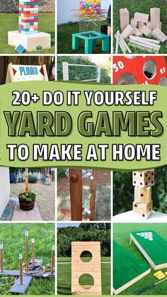 various yard games to make at home