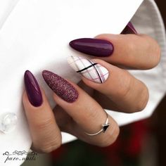 Fall Nails Art, Trendy Fall Nails, Dark Nail Designs, Nails Art Designs, Classy Nail Designs, Fall Nail Art Designs, Short Nails Art, Her Nails