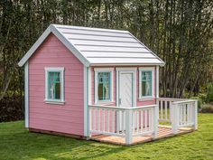 Kids Playhouse Unicorn outside plan with measures by WholeWoodPlayhouses Pink Playhouse, Wooden Outdoor Playhouse, Kids Playhouse Outdoors, Wood Playhouse, Pallet Playhouse, Loft Flooring, Outdoor Playhouse, Playhouse Plans, Backyard Kids Play Area