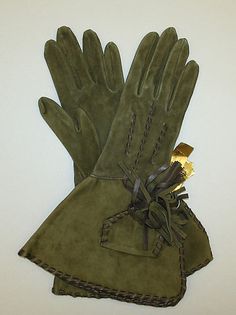 Gloves Green Gloves, Yennefer Of Vengerberg, Philippe Model, Green Suede, Olive Color, Pantone Color