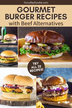 the ultimate guide to gourmet burgers with beef alternatives