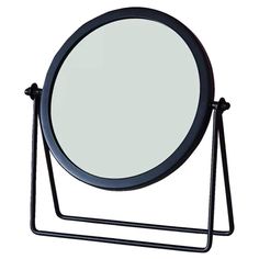 PRICES MAY VARY. 【360 Degree Swivel Single Sided Makeup Mirror, 1:1 HD Glass Mirror, Clear Imaging, Suit to Any Angle of Viewing and Can Be Rotated and Fixed at Any Angle】 【Light Luxurious and Elegant, Beautiful and Practical. U-shaped Iron Support Bracket, Thickened Pipe Diameter, Strong Support, Not Easy to Fall When Standing on the Desktop. The Back of the Mirror Is Designed with Iron Buckles and Reinforced with Hard Fiberboard. The Black Back Plate Highlights the Grade of the Mirror.】 【The M Stand Mirror, Shaving Mirror, Makeup Vanity Mirror, Mirror Round, Standing Table, Desktop Stand, Vintage Mirrors, Table Mirror, Makeup Mirrors