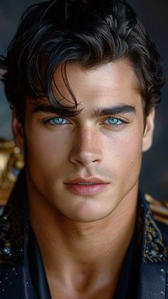 Blue Eyed Dark Haired Men, Dark Hair Face Claim Male, Dark Hair Blue Eyed Men, Male Dark Hair Blue Eyes, Guys With Dark Hair And Blue Eyes, Blue Eye Black Hair Guy, Male Book Cover Models, Pale Guys With Black Hair, Man With Brown Hair And Green Eyes