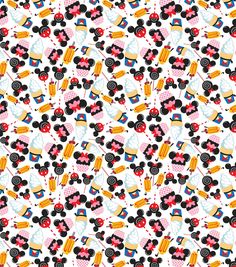 an image of mickey mouses pattern on a white background