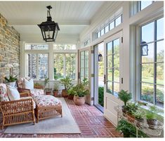 the sun room is clean and ready for us to use