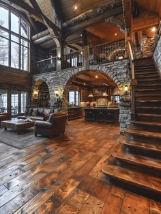 Winter Mansion, Game Room Ideas, Log Home Interiors, Barn Style House Plans, Dream Life House, Modern Rustic Homes, North Vancouver, Barn Style House, Cute House