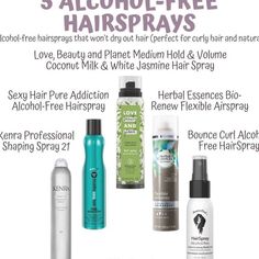 Easy Professional Hairstyles, Best Hairspray, Curl Products, Jasmine Hair, Curly Hair Accessories, Best Natural Hair Products, Clean Products