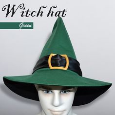 Luxurious witch's or sorcerer's hat made of high-quality dense cotton fabric. Inside - black cotton lining. The inside of the hat is glued with a dense doubler, which gives it a shape. Pleasant softness, retains well the shape you want to give it. Pointed top, curved top, drop or flat edge available. This hat is perfect for both costumes and everyday witchcraft.In addition, it can be washed in warm water and ironed with a steam generator.Looks great with cardigans, coats and cloaksSuitable for a Everyday Witchcraft, Green Wizard, Hat Cosplay, Wizard Hat, Steam Generator, Wide Brimmed Hats, Brim Hat, Witch Hat, Hat Making