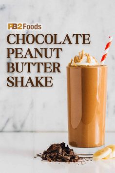 Our Chocolate Peanut Butter Shake is made with just four ingredients, packed with protein and perfect for anyone with a sweet tooth. All that you need to make this recipe is 5 minutes and 4 ingredients. This could not be easier, or tastier, to make whether you’re getting ready for a busy day or winding down at night. Smoothies are some of our all-time favorites. That’s because they offer great nutritional benefits and versatility, all while tasting amazing. Pb2 Shake Recipes, Peanut Butter Shake Recipe, Chocolate Shake Recipe, Pb2 Recipes, Peanut Butter Shake, Pb Fit, Powdered Peanut Butter, Ww Food