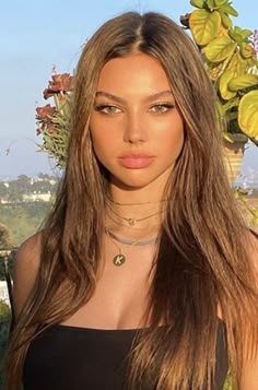 Katarina Deme Hair, Katarina Deme, Honey Brown Hair, Boys Long Hairstyles, Cute Makeup, Trendy Hairstyles, Girl Face, Pretty Hairstyles