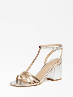 Block Heels Sandal, Block Heels, Sandals Heels, Sandals, Heels, Gold