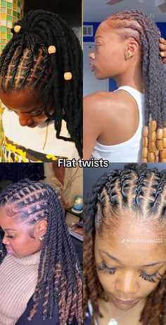 Flat Twist With Locs, Dread Loc Styles Women, Feed In Braids On Locs, Loc Styles Down Do, Loc Knots On Short Locs, Baddie Locs Hairstyles, Loc Styles For Concert, Locs With Extensions Protective Styles, No Tension Loc Styles