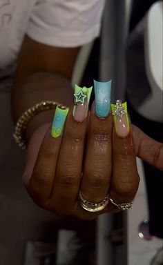 Junk Nails, Inside House, Duck Nails, Drip Nails, Colored Acrylic Nails, Girly Acrylic Nails, French Tip Acrylic Nails, Short Square Acrylic Nails