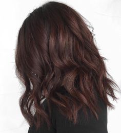 Dark Burgundy Brown Hairstyle Brown Hair Color Ideas, Brown Ombre Hair, Brown Hair With Blonde Highlights