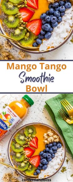 easy mango smoothie bowl Easy Mango Smoothie, Healthy Holiday Breakfast, Healthy Make Ahead Breakfast, Mango Smoothie Bowl, Healthy Breakfast Sandwich, Mango Tango, Easy To Make Breakfast, Summer August