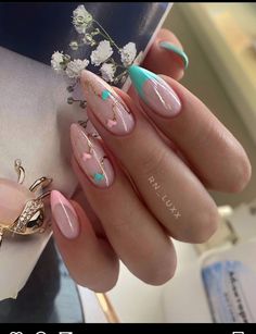 Elegant Touch Nails, Gel Toe Nails, Wow Nails, Manicure Nail Designs, Nail Art Designs Videos, Cute Gel Nails, Pink Acrylic Nails, Neutral Nails