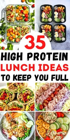 the top 25 high protein lunch ideas to keep you full on your diet and stay healthy