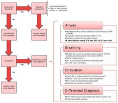 the flow diagram for an airway with arrows pointing to different areas and directions on it