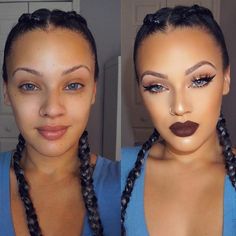 Viva Glam Kay, Makeup Before And After, Viva Glam, Power Of Makeup, Smink Inspiration, Pinterest Makeup, Bold Makeup, Makeup Transformation, Without Makeup