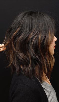 Medium Length Layered Hairstyles, Diy Haircuts, Hair Doos, Balayage Lob, 2018 Hair, Layered Hairstyles, Medium Length Hair With Layers, Hair Upstyles, Lob Hairstyle