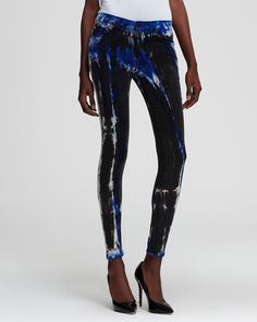 Hudson Jeans - Tie Dye Nicos Skinny in Octavia | Bloomingdale's Conference Ideas, Blue Clothes, Dye Denim, Tie Dye Denim, Women's Ministry, Womens Ministry, Denim Trends, Hudson Jeans