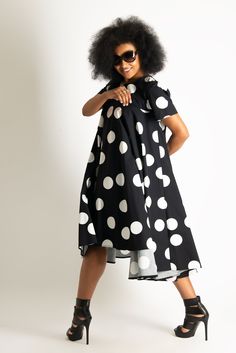 Polka Dot Maxi Dress for Women, Black and White knee length Maxi Dress with Crew neckline and short sleeves. SIZE & FIT: *Our Model is 5′6″ / 175 cm and wears size M. *Available Sizes: form XS up to 8XL *This product could be customized according to your measurements. *Please leave your requirements in the checkout. CARE Dry Cleaning Machine Wash 30oC Hand Wash with warm water Medium hot iron Time to ship & DELIVERY : Your piece will be ready to ship in 5-6 biz days upon placing your ord Womens Polka Dot Dress, Polka Dot Summer Dresses, Winter Coat Dress, Cotton Summer Dress, Polka Dot Maxi Dresses, Dress With Short Sleeves, Cotton Dress Summer, Summer Maxi, White Dress Summer