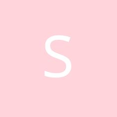 the letter s on a pink background