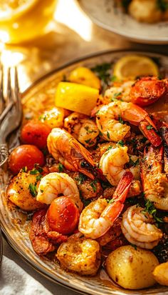 Bring the flavors of the South to your table with this Cajun shrimp boil. Juicy shrimp, tender potatoes, sweet corn, and smoky sausage are cooked together in a spicy Cajun broth for a meal that’s fun to eat and full of bold flavor. Perfect for fall dinner ideas or a cozy weekend gathering, this one-pot recipe is as delicious as it is easy to prepare. Shrimp With Sweet Potato, Fall Shrimp Recipes, Cajun Shrimp Boil Recipe, Cajun Shrimp Boil, Corn And Potatoes, Fall Dinner Ideas, Shrimp Boil Recipe, Shrimp Sausage, Juicy Shrimp