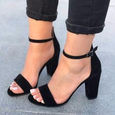 Black Mary Jane Heels, Trendy High Heels