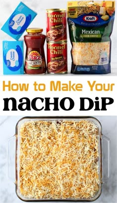 how to make your nacho dip