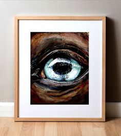 Zoomed in watercolor painting of a horse's eye. Road Art, Horse Eye, Vet Clinic, Equestrian Art, Gifts For Veterinarians, Art Horse, Animal Painting, Horse Lovers, Painting Gift