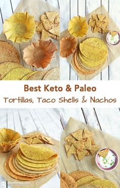 the best keto and paleo tortillas, taco shells and nachos