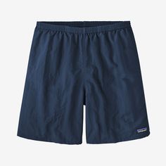 Patagonia Men's Baggies™ Longs - 7" Inseam Ocean Plastic Pollution, Patagonia Baggies, Resort Wear Beach, Fishing Nets, Tide Pools, Designer Shorts, Mens Outfitters, Long Shorts, Rain Wear