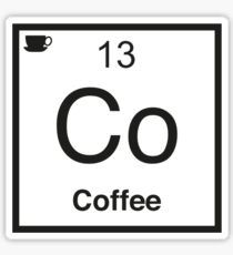 the symbol for coffee sticker