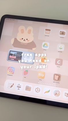 an ipad with icons on the screen that says, messages blended on your ipad?