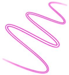 a neon pink spiral on a white background