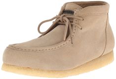 PRICES MAY VARY. Breathable leather lining Flexible sole Non-marking outsole Gum sticker Roper (R) Men's Performance Gum Sole Chukka Step out in style and comfort in this casual gum sole Chukka. Lightweight construction of tan suede leather with removable insole with EVA cushion all built upon a durable gum sole. Features: Suede leather upper Removable comfort footbed Gum crepe out-sole 3/4 ankle height Fabric lining Item Specifications: Material: Suede Leather Color: Tan Mens Chukka Boots, Lawn Bowling, Comfortable Leather Shoes, Chukka Shoes, Mens Chukkas, Western Shoes, Work Shoe, Shoe Crafts, Shoe Men