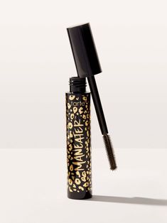 Color: Brown; Cost: $25 Maneater Mascara, Mascara Guide, Tarte Maneater Mascara, Volume Curls, Mascara Review, Creamy Concealer, Best Mascara, Tarte Cosmetics, Eye Mascara