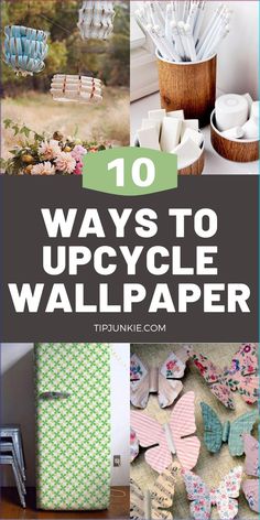 the top ten ways to upcycle wallpaper