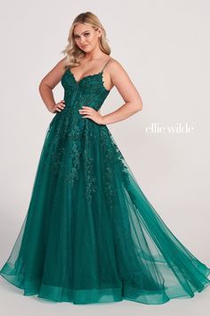 Ellie Wilde EW34036 - Mydressline Grad Dress Ideas, Sheer Corset, Prom Dress Inspo, Dress With Corset, A Line Evening Dress, Prom 2023, Tulle Evening Dress, Ellie Wilde, Prom Dress Ideas