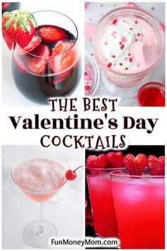 the best valentine's day cocktails for everyone to enjoy and share with friends