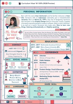 an info sheet showing the different types of resumes